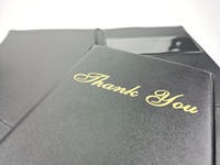 Titulaire de facture de Restaurant Premium personnalisé PVC Invité Vérifier dossier Restaurant Vérifier Présentateur Livre Titulaire