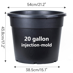 Macetas Para germinacion macetas de plstico colgantes Thêm Grandes maceteros Grandes bên ngoài vườn ươm chậu nhựa 35 gallon - Product Image 3