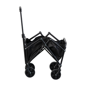 Carretilla Plegable Portátil de Grado Comercial con Cuatro Ruedas Giratorias, Cesta de Lona Extraíble, Vagón Plegable para Transporte - Product Image 3