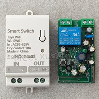 Relais de contact sec WiFi Tuya AC 110V 220V, interrupteur intelligent 10A pour porte de garage, portail, contrôle d'accès, éclairage et équipement industriel