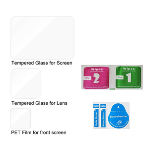 Protector de Pantalla de Vidrio Templado YEAH HD <span class=keywords><strong>Go</strong></span> <span class=keywords><strong>Pro</strong></span> 8 + Protector de Lente de Vidrio Templado + Película Protectora de Pantalla Pequeña PET para Gopro Hero 8 <span class=keywords><strong>Hero8</strong></span> - Product Image 6