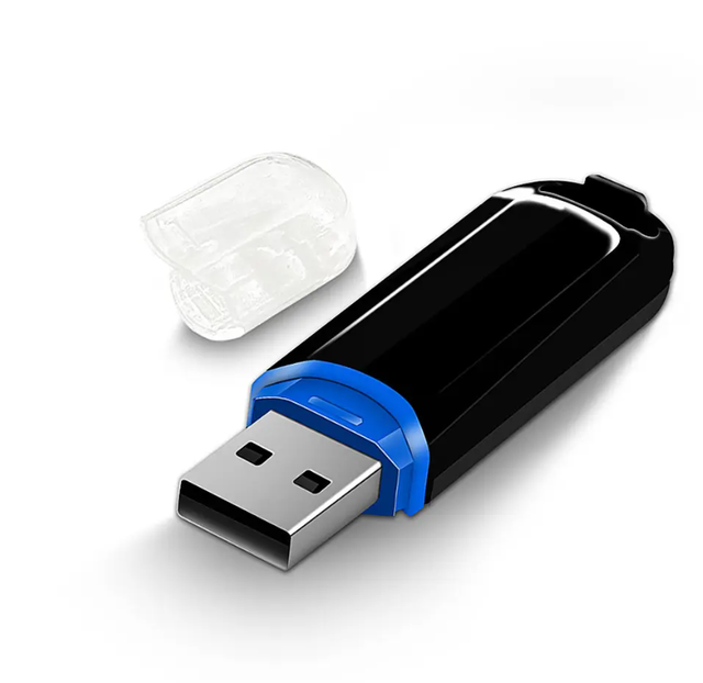 Plastic 4GB-128GB New Wholesale Custom USB Flash Drive with USB 2.0/3.0 Interface 5-Year Warranty Custom Logo
