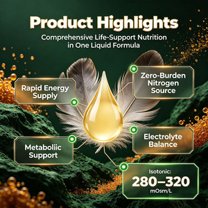 Líquido Energético Isotónico para Palomas de Competición, Glucosa, Proteína de Suero, Electrolitos, Complejo B, Nutrición de Recuperación Rápida OEM ODM - Product Image 2