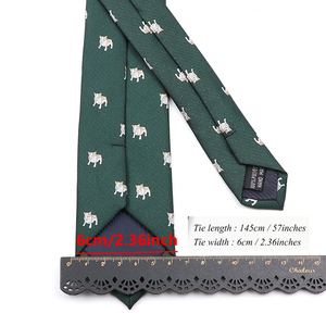 Corbata delgada de animales para hombre, poliéster, Jacquard, insectos, <span class=keywords><strong>coche</strong></span>, bicicleta, corbatas impresas para <span class=keywords><strong>boda</strong></span>, trajes de negocios, vestido, corbata delgada de 6cm, regalo - Product Image 5