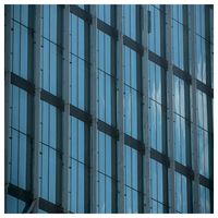 Fournisseur chinois de murs-rideaux en verre aluminium double vitrage, façade de bâtiment réfléchissante