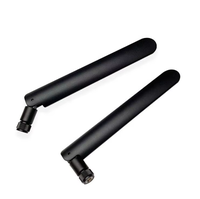 Antenne sans fil omnidirectionnelle personnalisée 2,4 GHz 5,8 GHz, antenne WIFI pliable pour routeur WIFI, appareil IoT, antenne WIFI externe en caoutchouc