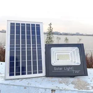 100W 태양 광 모션 조명 야외 조정 가능한 조명 제어 야외 방수 태양 전지 패널 Ip67 LED 태양 프로젝션 램프
