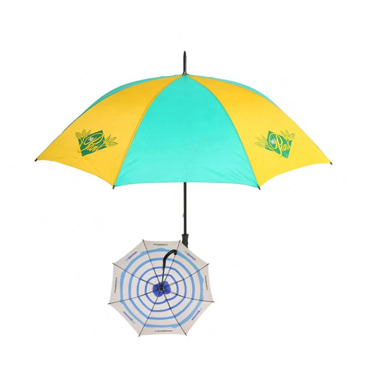 Brand Promotion Cheap Rain Waterproof Golf Umbrella Beach Chair Clamp Umbrella