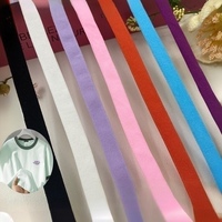 Bande élastique en spandex colorée, douce et extensible, pour la couture de lingerie, sous-vêtements et accessoires vestimentaires