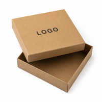 Boîte d'emballage en kraft écologique avec logo personnalisé, vente en gros, biodégradable, certifiée, recyclable, prix d'usine