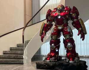 Escultura <span class=keywords><strong>de</strong></span> alta calidad, hombre <span class=keywords><strong>de</strong></span> hierro personalizado, personaje animado, escultura decorativa, obra <span class=keywords><strong>de</strong></span> arte - Product Image 4