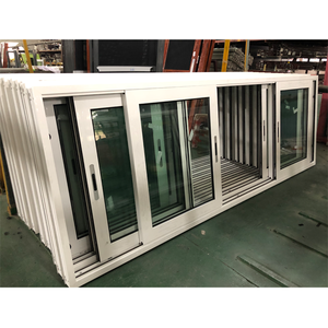 <span class=keywords><strong>Finestra</strong></span> Scorrevole <span class=keywords><strong>in</strong></span> <span class=keywords><strong>Alluminio</strong></span> Bianco con Vetro Temperato Trasparente, Design per Casa, Prodotta a Foshan - Product Image 3
