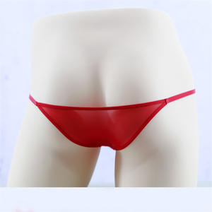 Sous-vêtements sexy pour hommes, <span class=keywords><strong>string</strong></span> pour hommes, slip respirant en soie glacée brillante, <span class=keywords><strong>string</strong></span> bikini, culotte pour garçon - Product Image 3