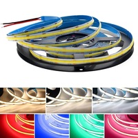 Bande lumineuse LED COB 24V basse tension 320D bleu glace jaune doré barre de lumière douce IP20 CRI90 pour salon et armoire FX-64