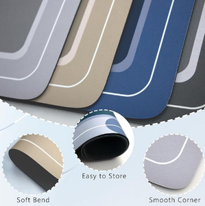 Alfombra de Baño Moderna de PVC Delgada, Antideslizante y Súper Absorbente de Agua, de Secado Rápido, con Color Personalizado y Logotipo Personalizado, Marca MD Luxury - Product Image 5