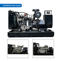 Générateur diesel à cadre ouvert à faible bruit 500kW-750kW, démarrage à distance, 1800 tr/min, 50/60Hz, alimentation de secours d'urgence pour l'exploitation minière en extérieur, OEM ODM
