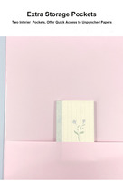 Classeur à anneaux de présentation personnalisée Classeur en plastique 1 ''Office School Noir Bleu Classeur à 3 anneaux ronds de 1 pouce avec 2 poches intérieures