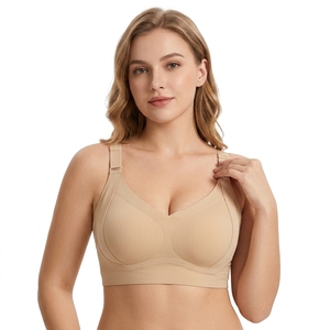 <span class=keywords><strong>Sujetador</strong></span> Deportivo Sin Costuras Push Up Plus Size para Mujer, Suave, Transpirable, con Soporte, Efecto Lifting, Antideslizante, Sensación de Segunda Piel - Product Image 2