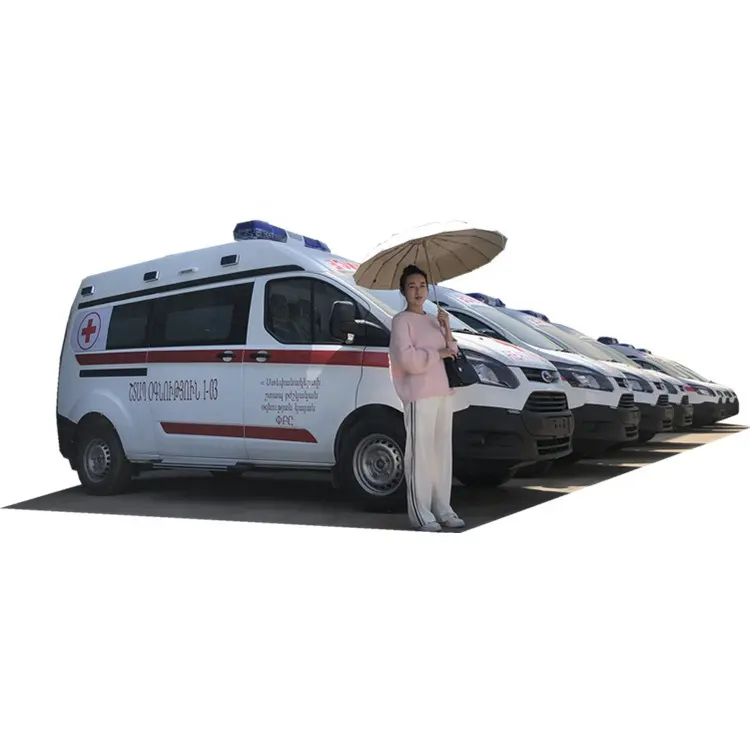 Vehículo de emergencia gasolina UCI de clínica médica nueva ambulancia venta