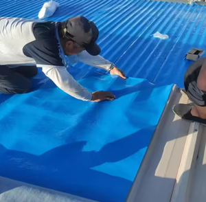 Iron Roof Tile Waterproof Sheet - PE Crafted, <b>Green</b>, Heat Reduction, Peel and <b>Stick</b> with Simplicity - Product Image 2