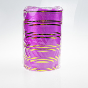 Cinta de PP suave con estampado metálico Prismflow, cinta de plástico para regalo, para envolver flores, embalaje y decoración - Product Image 4