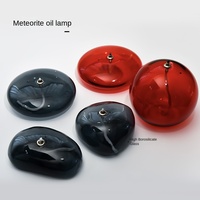 Lampe à huile créative en verre de haute qualité, faite à la main, en forme de cylindre, style moderne et simple, sans fumée, pour la maison ou le bureau, lampe à beurre tendance
