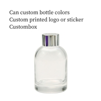 Bouteille de diffuseur de parfum 100ml 120ml 150ml 200ml Bouteille en verre d'huile de luxe vente en gros