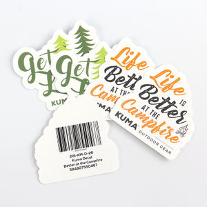 Autocollants personnalisés personnalisés en PVC QR <span class=keywords><strong>Code</strong></span> résistants aux rayures et imperméables pour cadeaux - Product Image 4