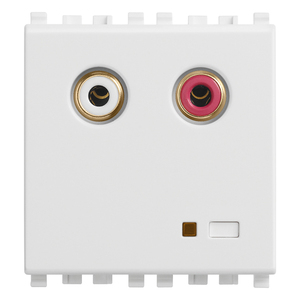 Connettori RCA per Ingresso Audio Bianchi da 11,2 cm - Product Image 1