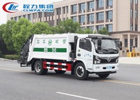 Camion à ordures de compression de compacteur électrique de Dongfeng 4x2 5cbm 8cbm camion à ordures à vendre