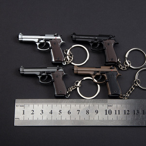 M92 1:4 Mini Pistola de Juguete de Metal Realista, Modelo Beretta, Pistola de Juguete para Niños y Adultos, Llavero con Modelo de Arma - Product Image 2