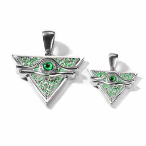 Retro antik mat Hip hop oyunu kral yapı blok yağ damlası kolye zarif ve high-end geometrik erkekler kolye - Product Image 4