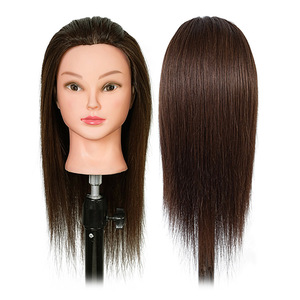 Maniquí de Cabeza de Muñeca Masculina de Cabello Humano Real para Prácticas de <span class=keywords><strong>Peluquería</strong></span>, Coloración, Permanente, Rizado y Peinado (35 cm) - Product Image 5