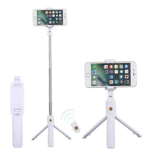 Hot Selling K07 Selfie Stick Intergrated Tripod Stand With Wireless Remote For Mobile Phone