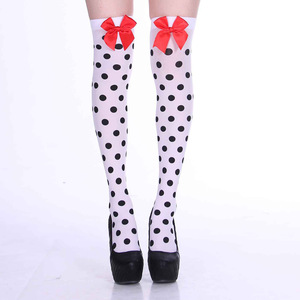 Polka Dot Over The Knee <b>Stockings</b> Women Transparent Socks For Halloween <b>Christmas</b> Costume Party Accessories - Product Image 2