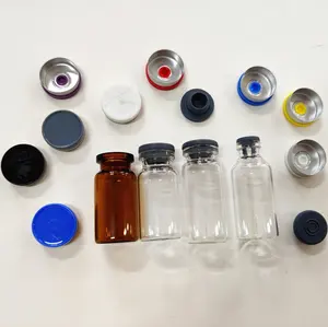 10ml Empty Glass Bottles All Kind Shape Different Diameter Pharma Use Vial 10ml with Rubber and Caps