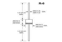 10A10 Aiode 10A 1000V Diodes de redressement au silicium 10A10/10A8/10A6/10A4-R6 Redresseur ￠ diode