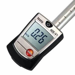 เครื่องวัดความเร็วลมแบบดิจิตอล Testo 405-V1 รุ่นใหม่ล่าสุด พร้อมแบตเตอรี่ใช้งานได้ 20 ชั่วโมง วัสดุ ABS - Product Image 1