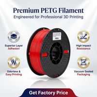 Filament d'imprimante 3D PETG Premium 1,75 mm, tolérance surveillée par laser, résistant aux produits chimiques, stable aux UV, pour impression FDM, usage industriel
