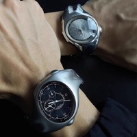 Pintime Montre-Bracelet Homme Vintage Y2K Lumineuse Quartz Date Étanche Design Unique