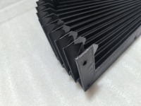 Protection souple accordéon pour rail de guidage linéaire CNC, en PVC/PU, résistante à la poussière, pour machines de construction