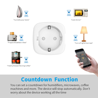 Prise intelligente SIXWGH pour maison connectée, 16A, prises murales ABS, prise Tuya avec norme européenne, prise Wi-Fi WLAN pour tension 120V/125V/220V