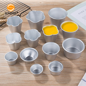 Molde de Aluminio para Cupcakes, Huevos, Tartas de Chocolate, <span class=keywords><strong>Mini</strong></span> Moldes para Hornear Gelatina, Moldes Individuales para Pudín - Product Image 1