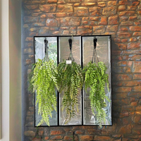 Plante artificielle murale suspendue, type lierre, pour décoration de fenêtre, maison, mariage, salon, branches colorées, plâtre de plafond