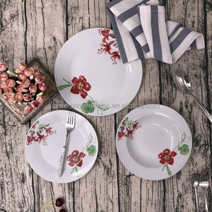 Оптовая продажа, набор керамических тарелок для супа белого цвета, 18 шт. - Product Image 6