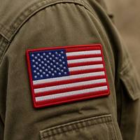 Écusson brodé drapeau national thermocollant ou à coudre avec support Velcro, vente en gros pour vêtements, sacs, chapeaux