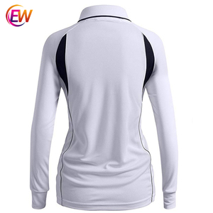 2025 EW, venta al por mayor, camisetas ecuestres de Color blanco de manga corta personalizadas, camisetas de equitación para mujer - Product Image 3