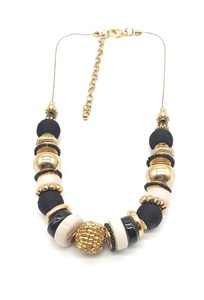 2020, tendencias de joyería, cuentas de madera y resina, cadena Artificial, collar de cuentas, cadena, collar, accesorios de joyería de la India. - Product Image 2