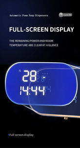 Dispensadores de Jabón Automáticos Nuevos al por Mayor para Baño, Máquina Inteligente para Lavarse las Manos con Carga USB, Dos Colores con ABS - Product Image 2