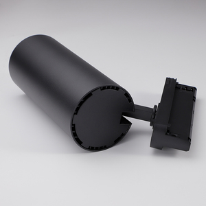 Système d'éclairage sur <span class=keywords><strong>rail</strong></span> blanc <span class=keywords><strong>noir</strong></span> 2 fils 4 fils LED Track Light 30w Commercial Cob Track Spotlight - Product Image 3